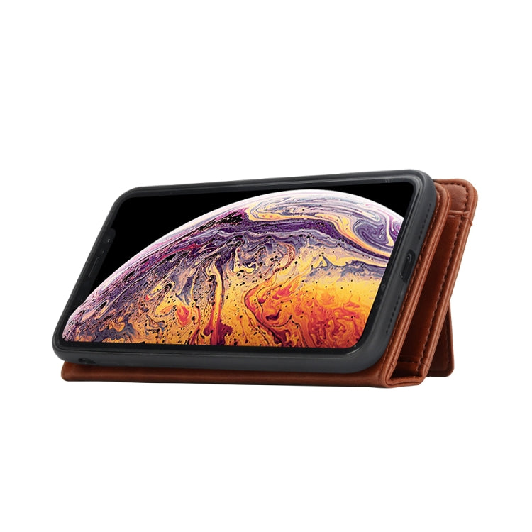 For iPhone XS Max Horizontal Flip Leather Case with Card Slots & Arc Holder & Wallet & Photo Frame