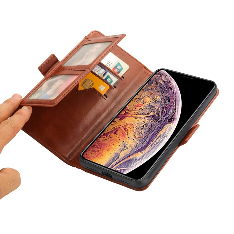 For iPhone XS Max Horizontal Flip Leather Case with Card Slots & Arc Holder & Wallet & Photo Frame
