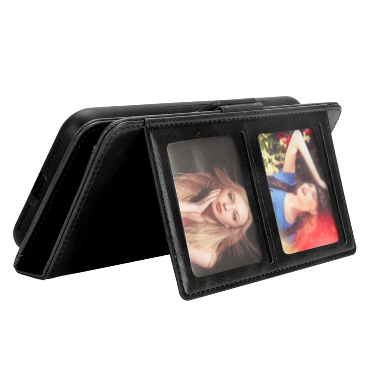 For iPhone XS Max Horizontal Flip Leather Case with Card Slots & Arc Holder & Wallet & Photo Frame
