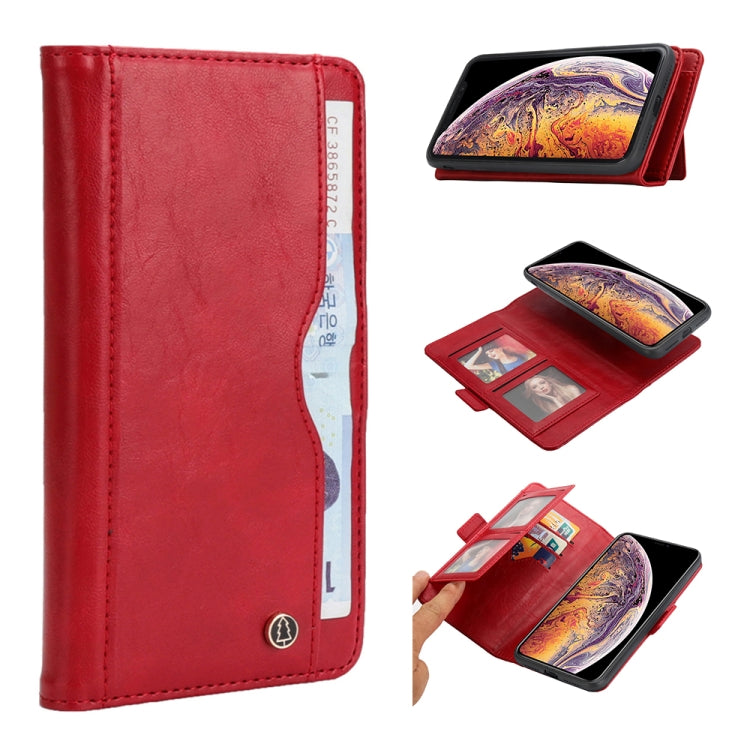 For iPhone XS Max Horizontal Flip Leather Case with Card Slots & Arc Holder & Wallet & Photo Frame