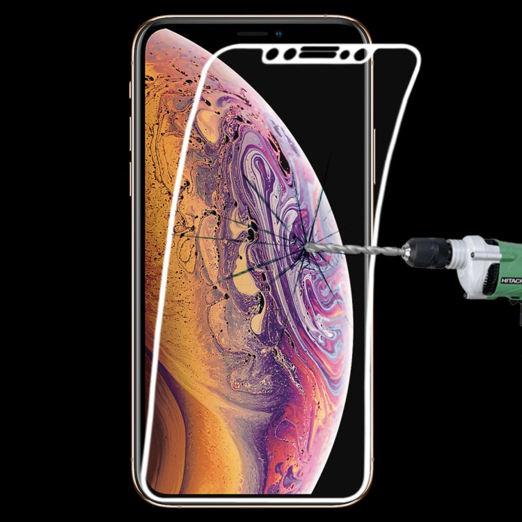 For iPhone 11 Pro Max / XS Max 0.1mm 9H Full Screen Flexible Fiber Tempered Glass Film