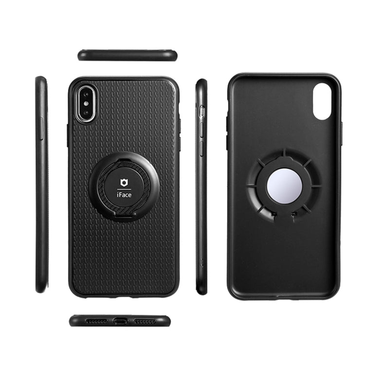 For iPhone XS Max 3 in 1 Magnetic Ring Case with Holder