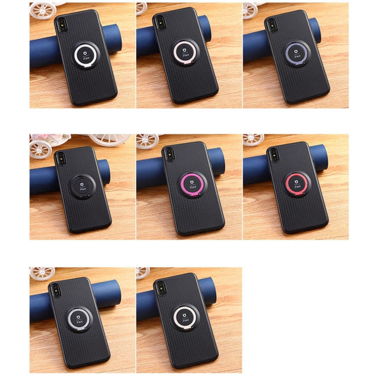 For iPhone XS Max 3 in 1 Magnetic Ring Case with Holder