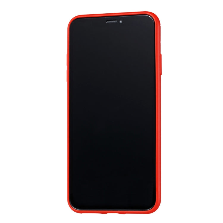For iPhone XS Max Carbon Fiber Anti-slip TPU Protective Case