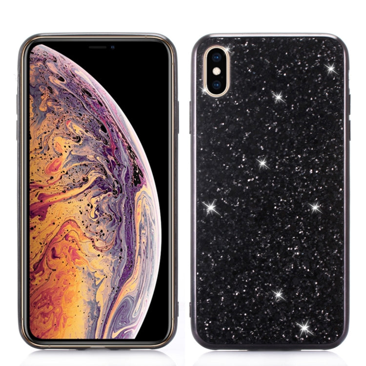 For iPhone XS Max Glitter Powder TPU Case