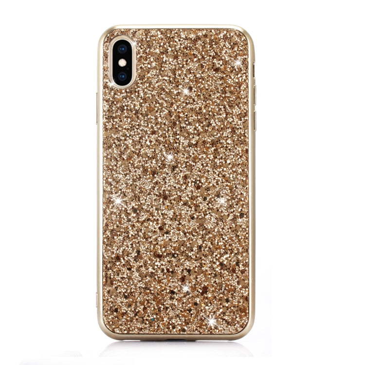 For iPhone XS Max Glitter Powder TPU Case