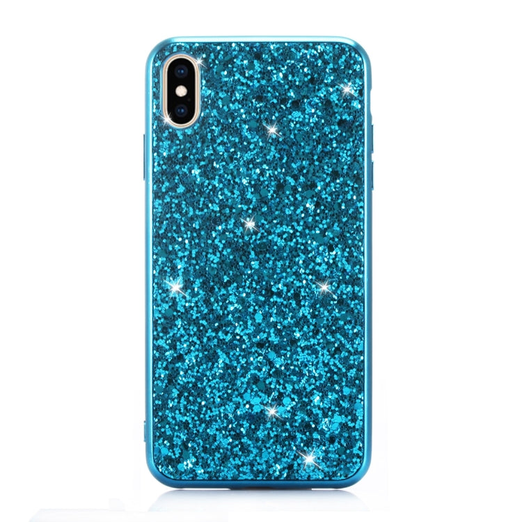 For iPhone XS Max Glitter Powder TPU Case