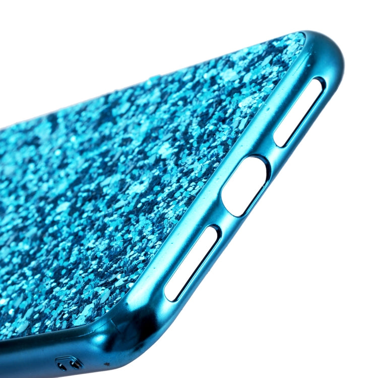 For iPhone XS Max Glitter Powder TPU Case
