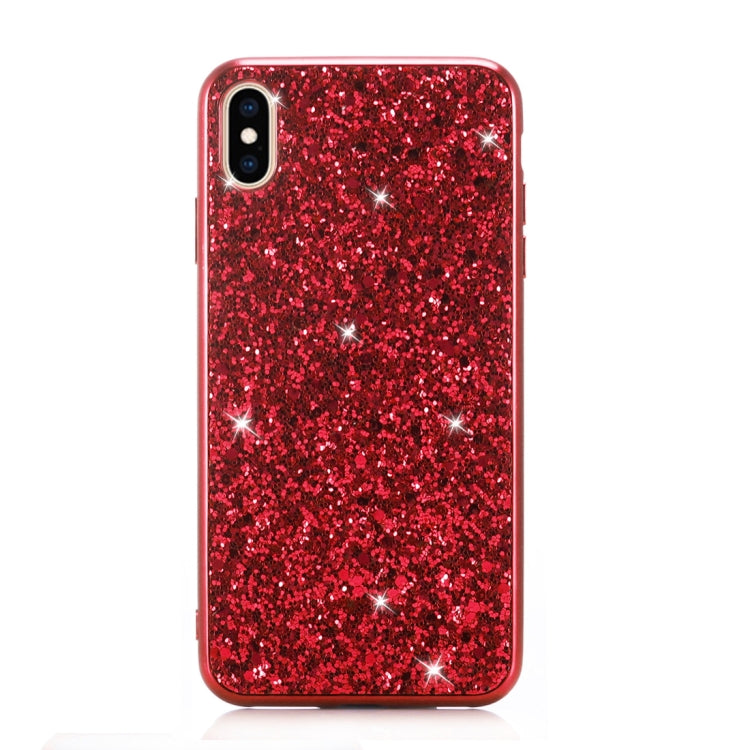 For iPhone XS Max Glitter Powder TPU Case