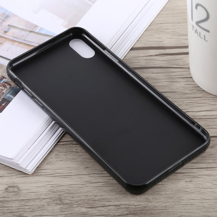 For iPhone XS Max Glittery Powder Shockproof Soft TPU Case