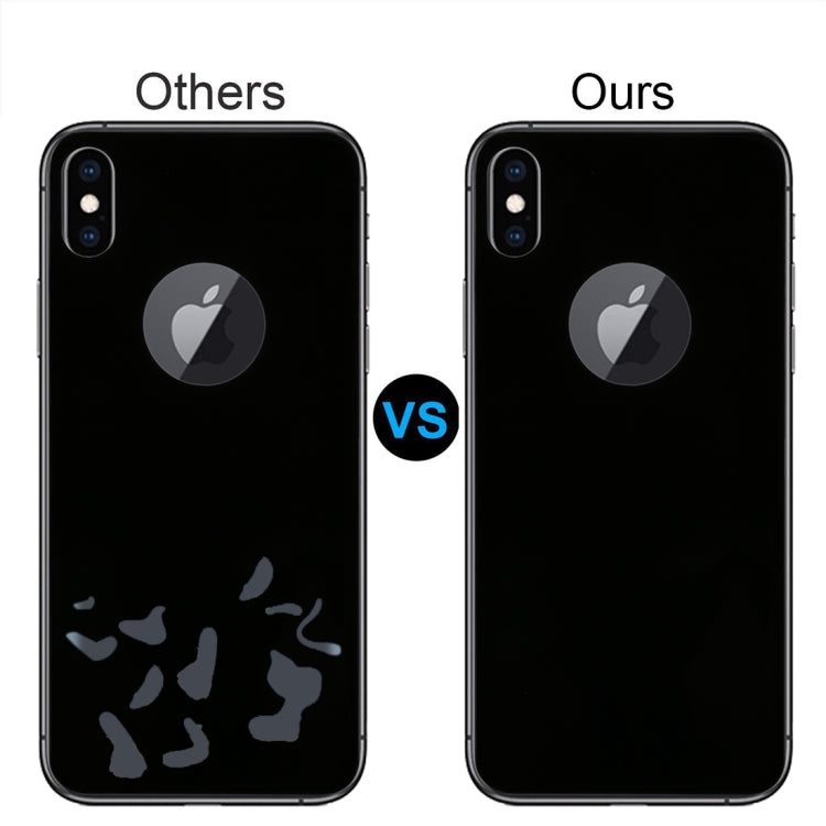 For iPhone XS Max 9H 3D Full Coverage Tempered Glass Back Screen Film