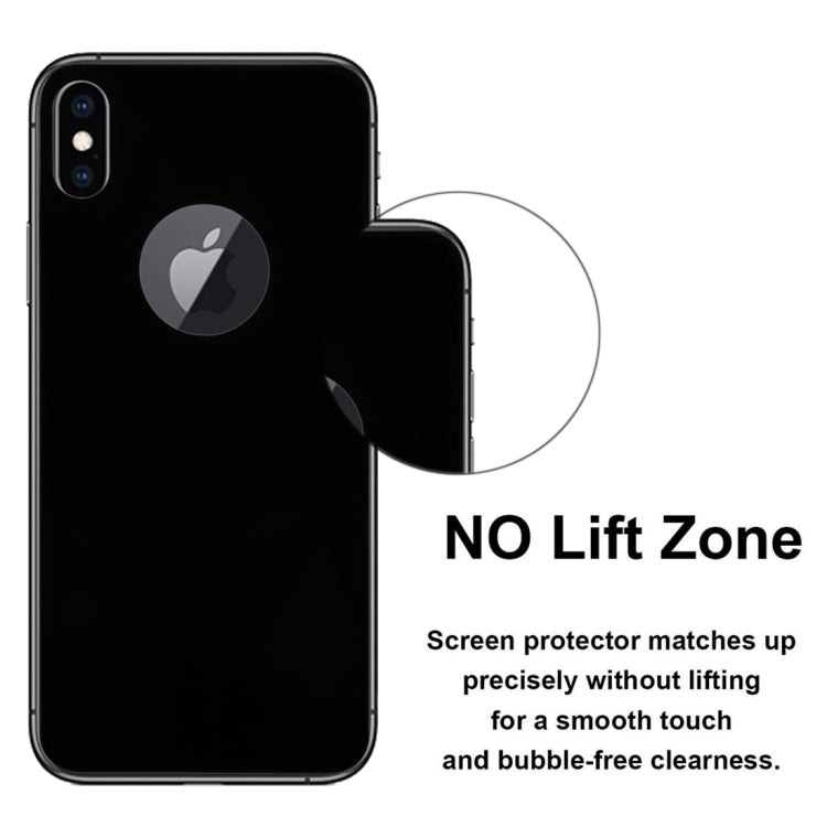 For iPhone XS Max 9H 3D Full Coverage Tempered Glass Back Screen Film