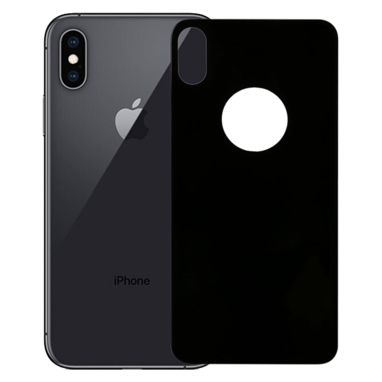 For iPhone XS Max 9H 3D Full Coverage Tempered Glass Back Screen Film