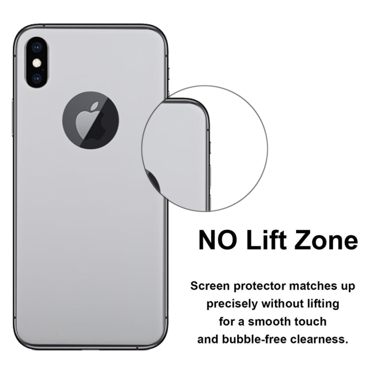 For iPhone XS Max 9H 3D Full Coverage Tempered Glass Back Screen Film