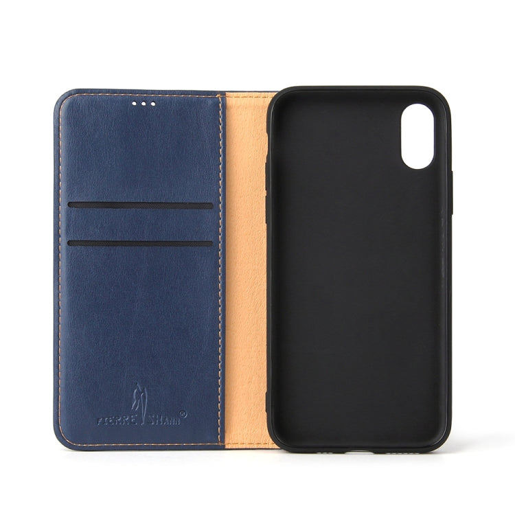 For iPhone XS Max Horizontal Flip PU Leather Case with Holder & Card Slots & Wallet