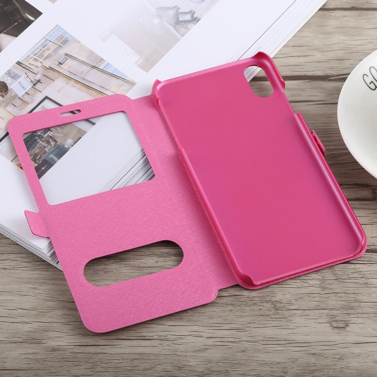 For iPhone XS Max Silk Texture Horizontal Flip Leather Case,with Holder & Call Display ID