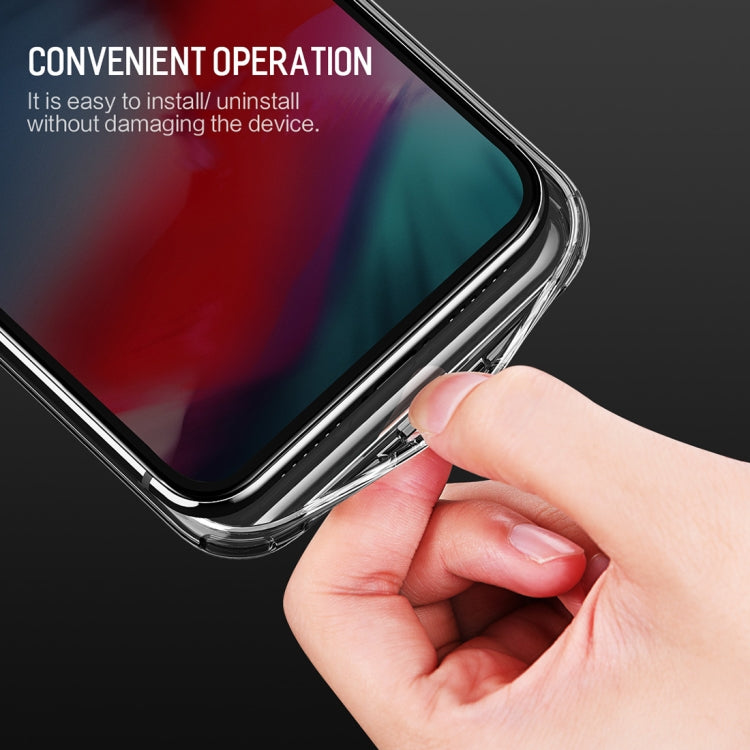 For iPhone XS Max ROCK Pure Series Slim TPU + HD PC Protective Case (Transparent)