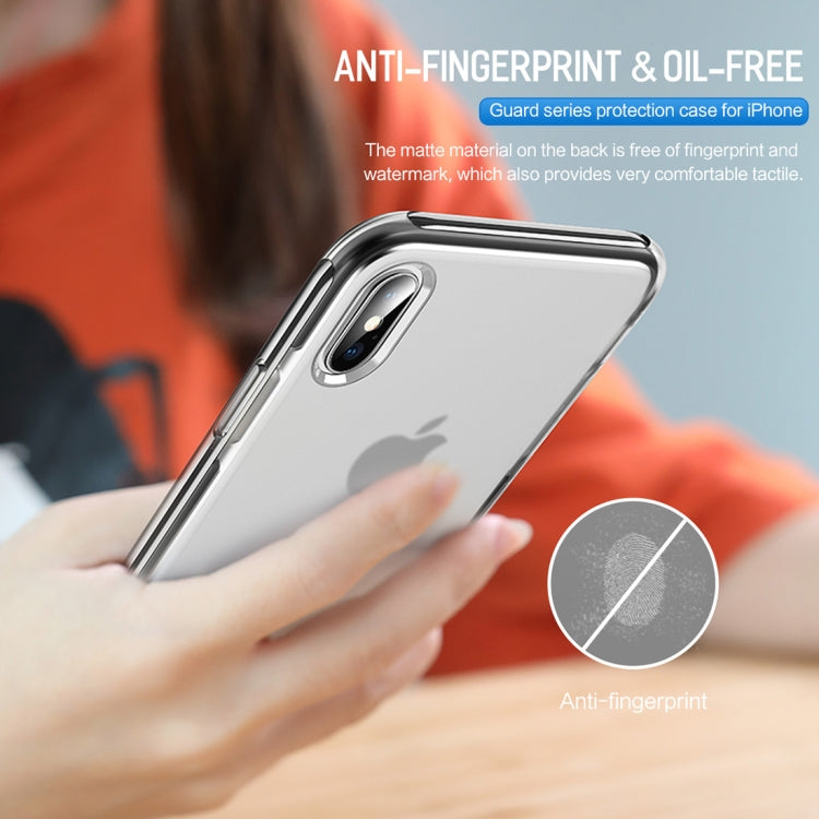 For iPhone XS Max ROCK Guard Series TPE + TPU Soft Case