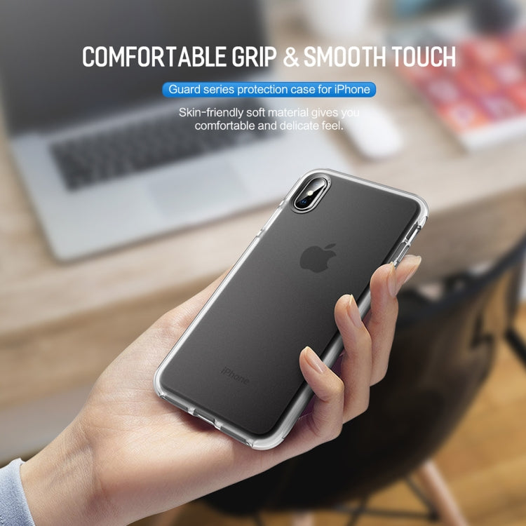 For iPhone XS Max ROCK Guard Series TPE + TPU Soft Case