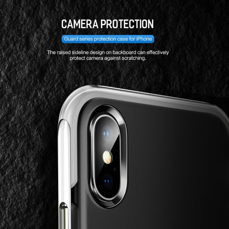 For iPhone XS Max ROCK Guard Series TPE + TPU Soft Case