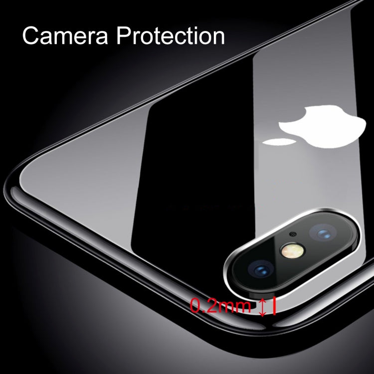 For iPhone XS Max Twilight Transparent Glass Case