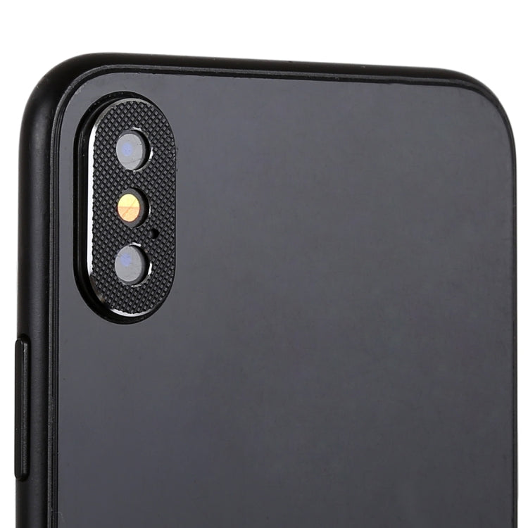 2 PCS TOTUDESIGN Rear Camera Lens Protection Ring Cover for iPhone XS Max