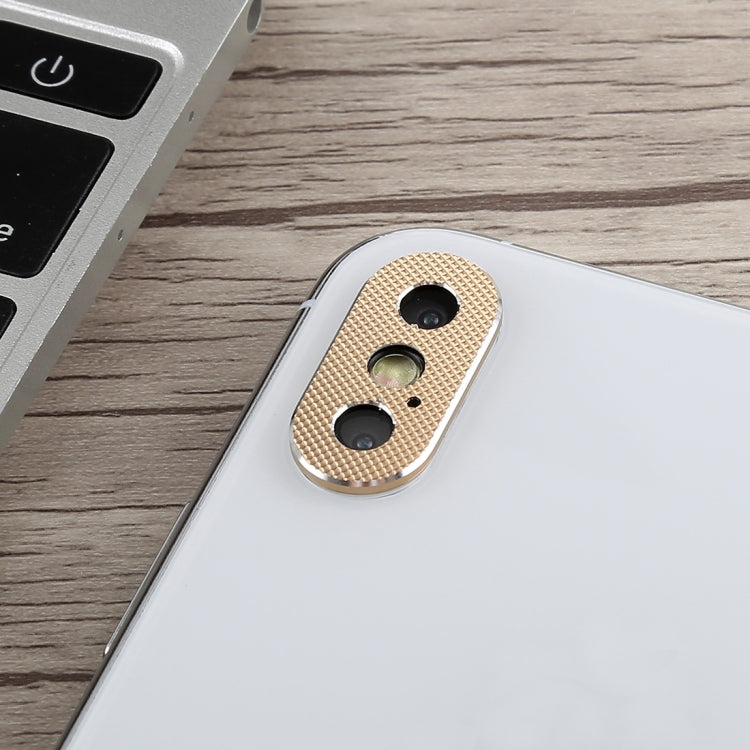 2 PCS TOTUDESIGN Rear Camera Lens Protection Ring Cover for iPhone XS Max