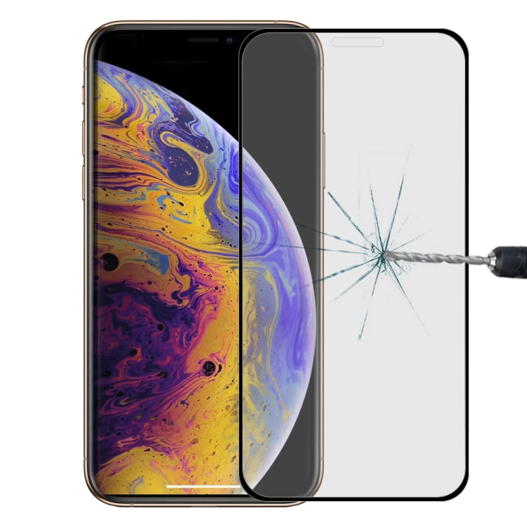 For iPhone 11 Pro Max / XS Max Anti-scratch 9H 10D Full Screen Privacy Anti-glare Tempered Glass Film