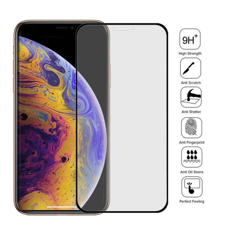 For iPhone 11 Pro Max / XS Max Anti-scratch 9H 10D Full Screen Privacy Anti-glare Tempered Glass Film