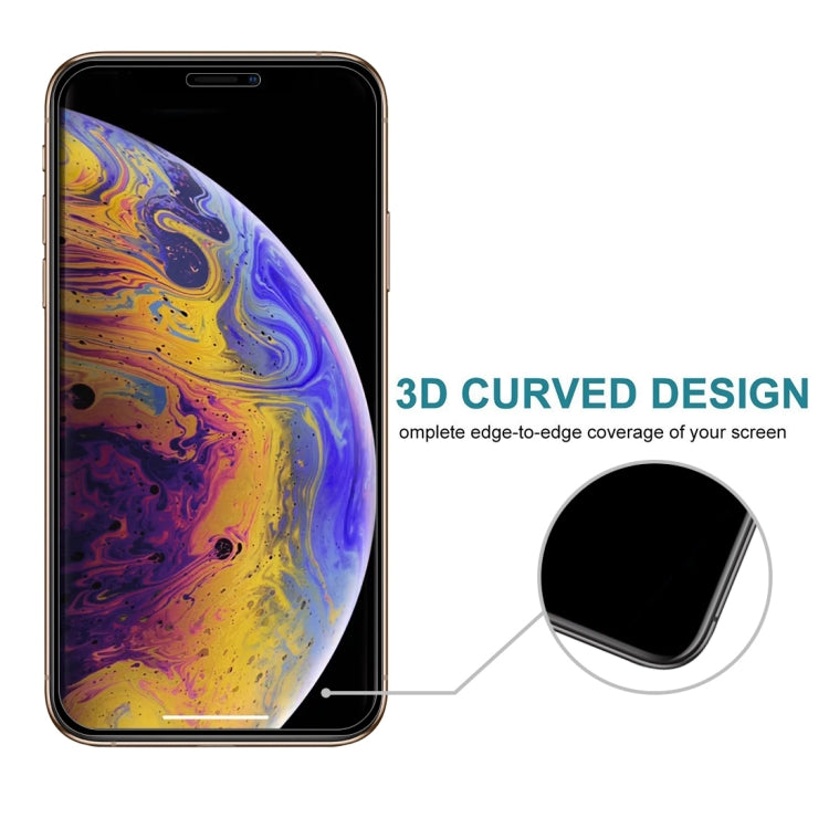 For iPhone 11 Pro Max / XS Max Anti-scratch 9H 10D Full Screen Privacy Anti-glare Tempered Glass Film