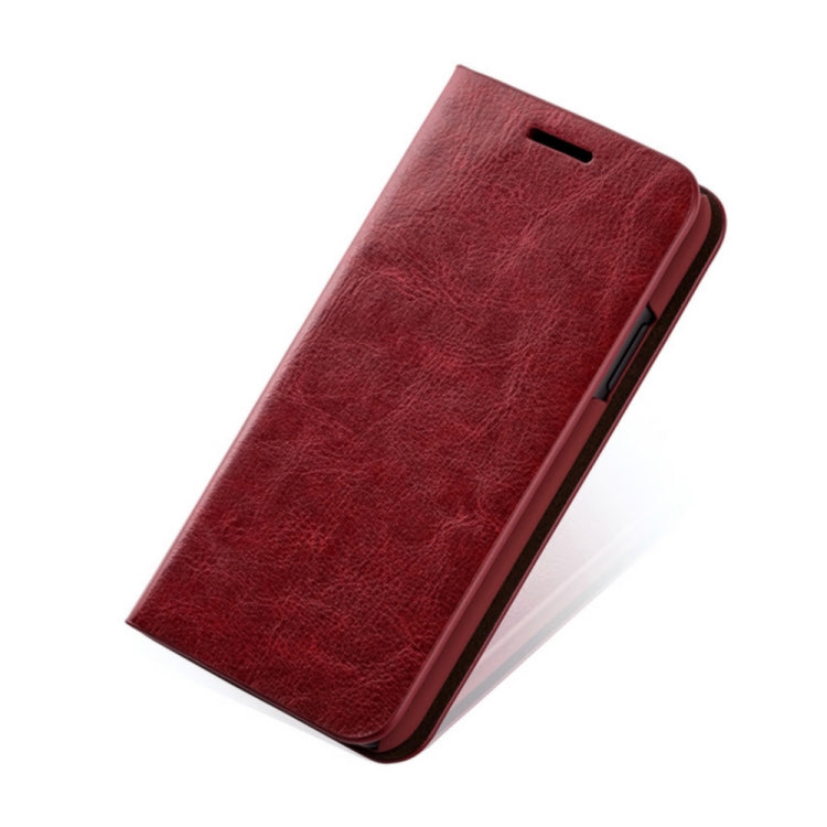 For iPhone XS Max MUSUBO S3 Crazy Horse Texture Horizontal Flip PU Leather Case with Card Slots & Wallet