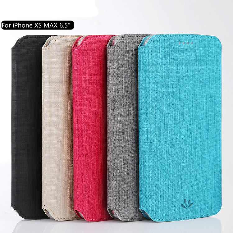 For iPhone XS Max ViLi DMX Multifunctional Horizontal Flip Leather Case with Card Slot & Holder