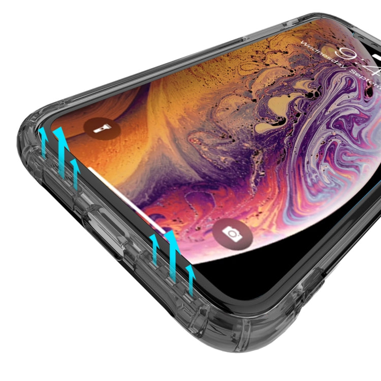 For iPhone XS Max Transparent TPU Airbag Shockproof Case
