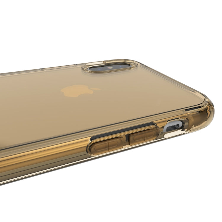 For iPhone XS Max Transparent TPU Airbag Shockproof Case