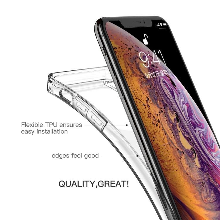 For iPhone XS Max Shockproof Octagonal Airbag Sound Conversion Hole Design TPU Case