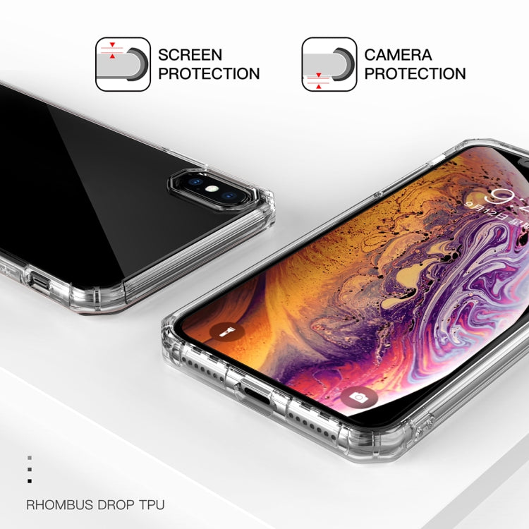 For iPhone XS Max Shockproof Octagonal Airbag Sound Conversion Hole Design TPU Case
