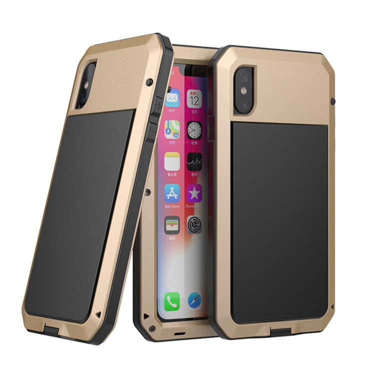 For iPhone XS Max Metal Shockproof Waterproof Protective Case