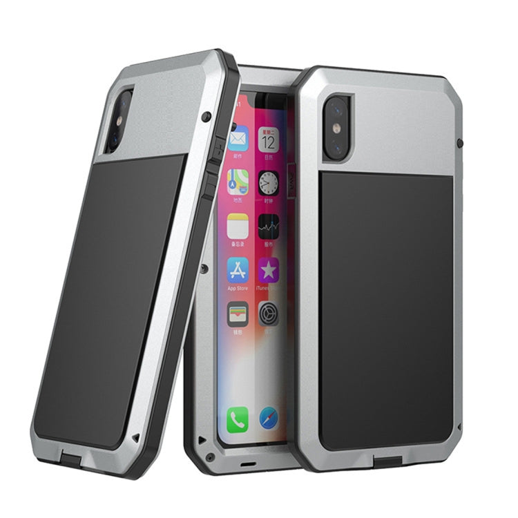 For iPhone XS Max Metal Shockproof Waterproof Protective Case
