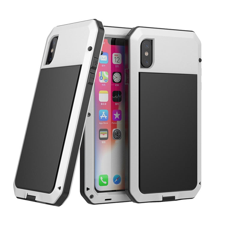 For iPhone XS Max Metal Shockproof Waterproof Protective Case