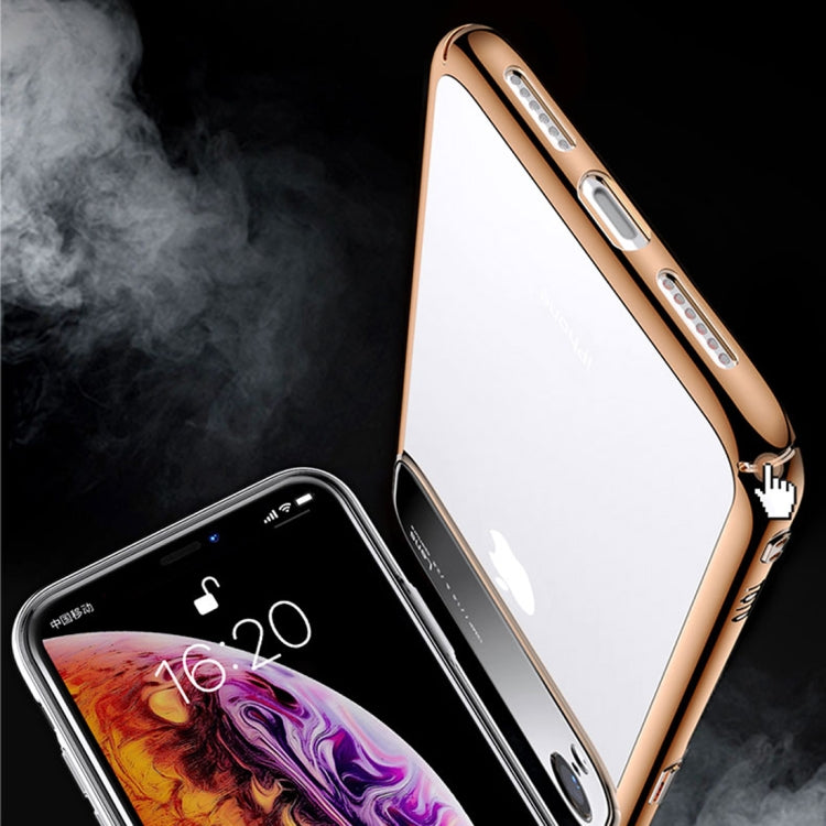For iPhone XS Max TOTUDESIGN Magic Mirror Series Shockproof PC + Glass Protective Case