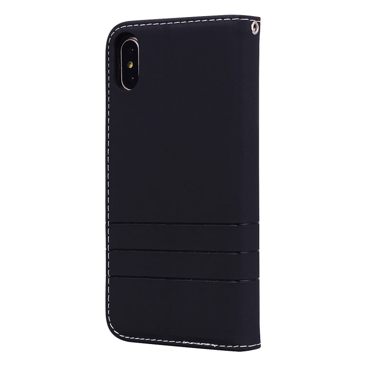 For iPhone XS Max Fashion Magnet Horizontal Flip Leather Case with Holder & Card Slots & Wallet