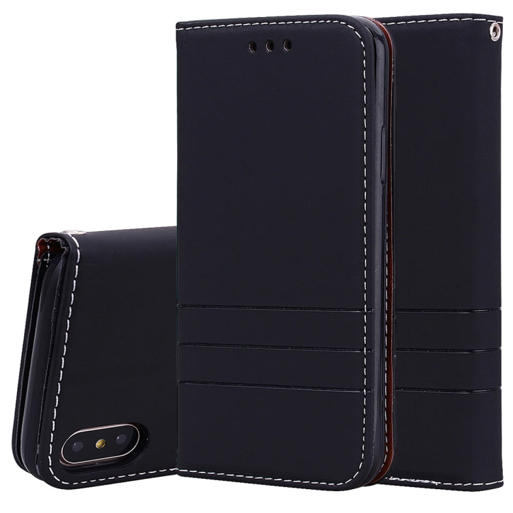 For iPhone XS Max Fashion Magnet Horizontal Flip Leather Case with Holder & Card Slots & Wallet