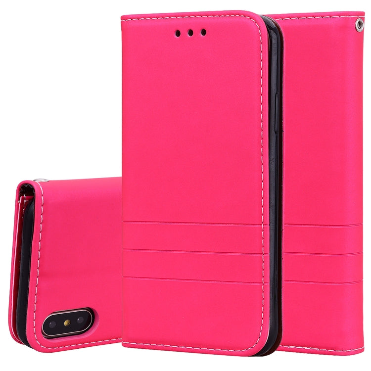 For iPhone XS Max Fashion Magnet Horizontal Flip Leather Case with Holder & Card Slots & Wallet