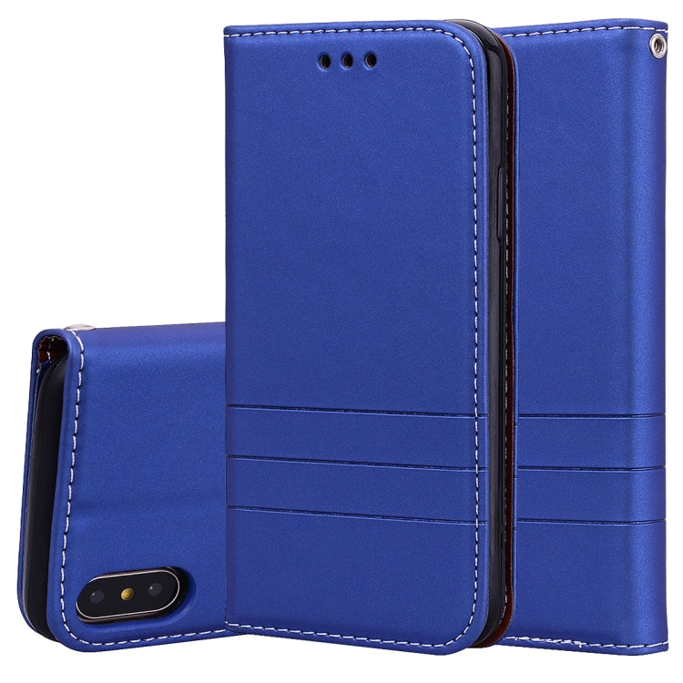 For iPhone XS Max Fashion Magnet Horizontal Flip Leather Case with Holder & Card Slots & Wallet