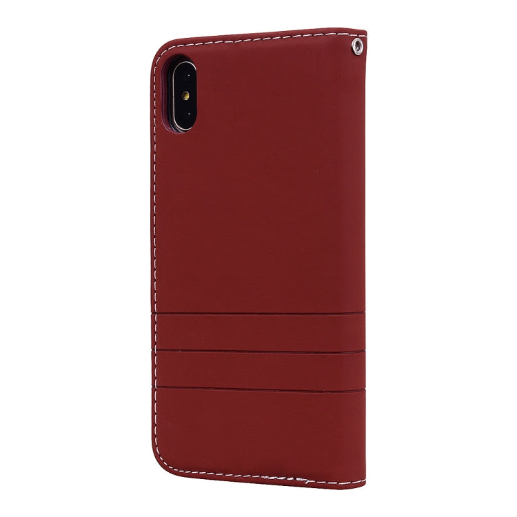 For iPhone XS Max Fashion Magnet Horizontal Flip Leather Case with Holder & Card Slots & Wallet