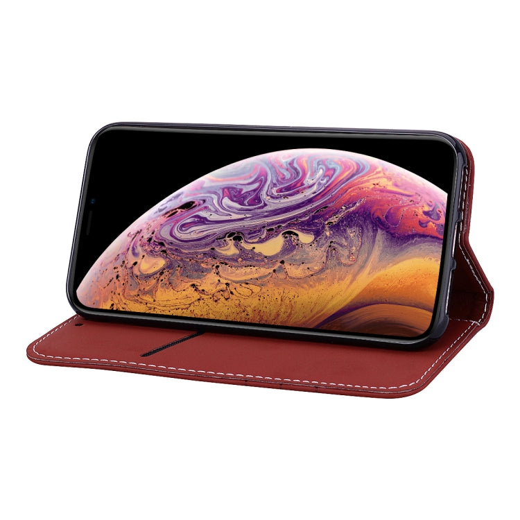 For iPhone XS Max Fashion Magnet Horizontal Flip Leather Case with Holder & Card Slots & Wallet