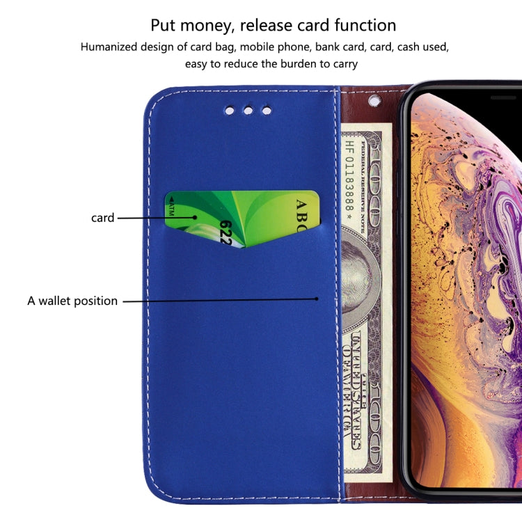 For iPhone XS Max Fashion Magnet Horizontal Flip Leather Case with Holder & Card Slots & Wallet
