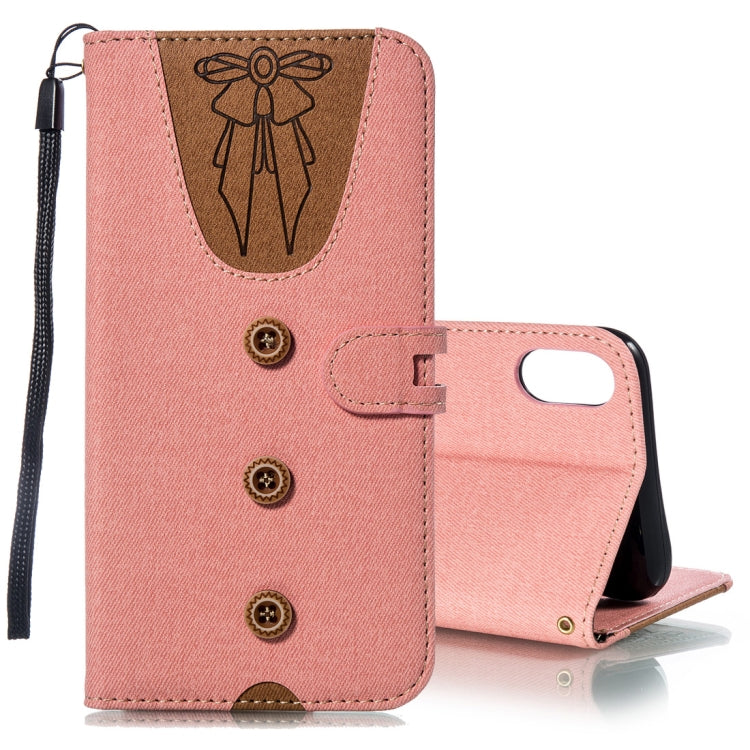 For iPhone XS Max Splicing Embossed Female Style Horizontal Flip Leather Case with Holder & Card Slots & Wallet & Lanyard