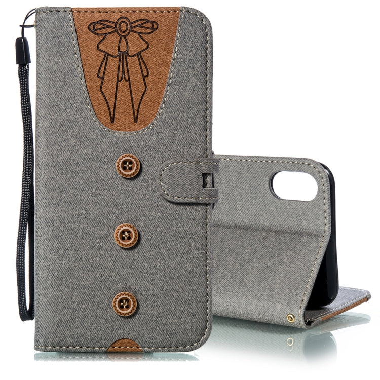 For iPhone XS Max Splicing Embossed Female Style Horizontal Flip Leather Case with Holder & Card Slots & Wallet & Lanyard