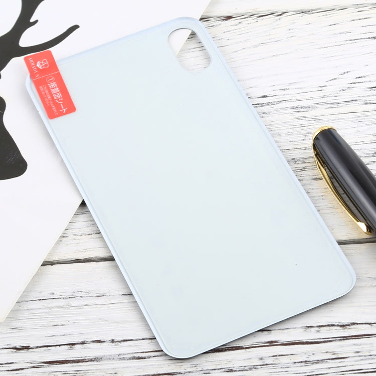 For iPhone XS Max Carbon Fiber Texture Back Protective Cover